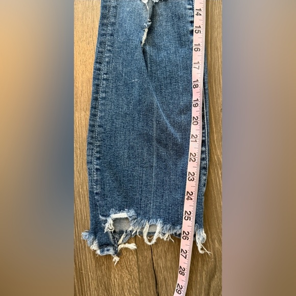 Mother The Insider Crop Step Chew Jeans in Dancing on Coals Size 23 - Picture 9 of 13